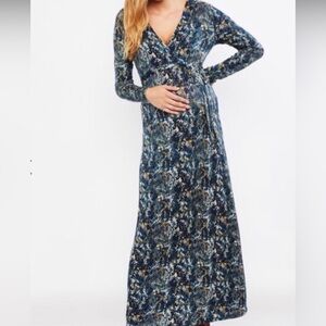 Jessica Simpson Snake Maternity Dress